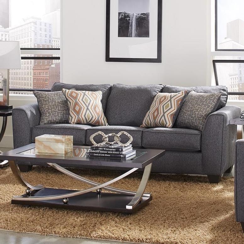 Albany 2256 2256-00-GENS-12548 Contemporary Sofa | Brown Squirrel